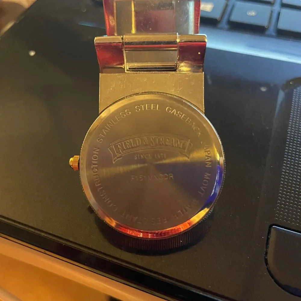 Field & Stream Silver Deer Two-Toned Belt Watch